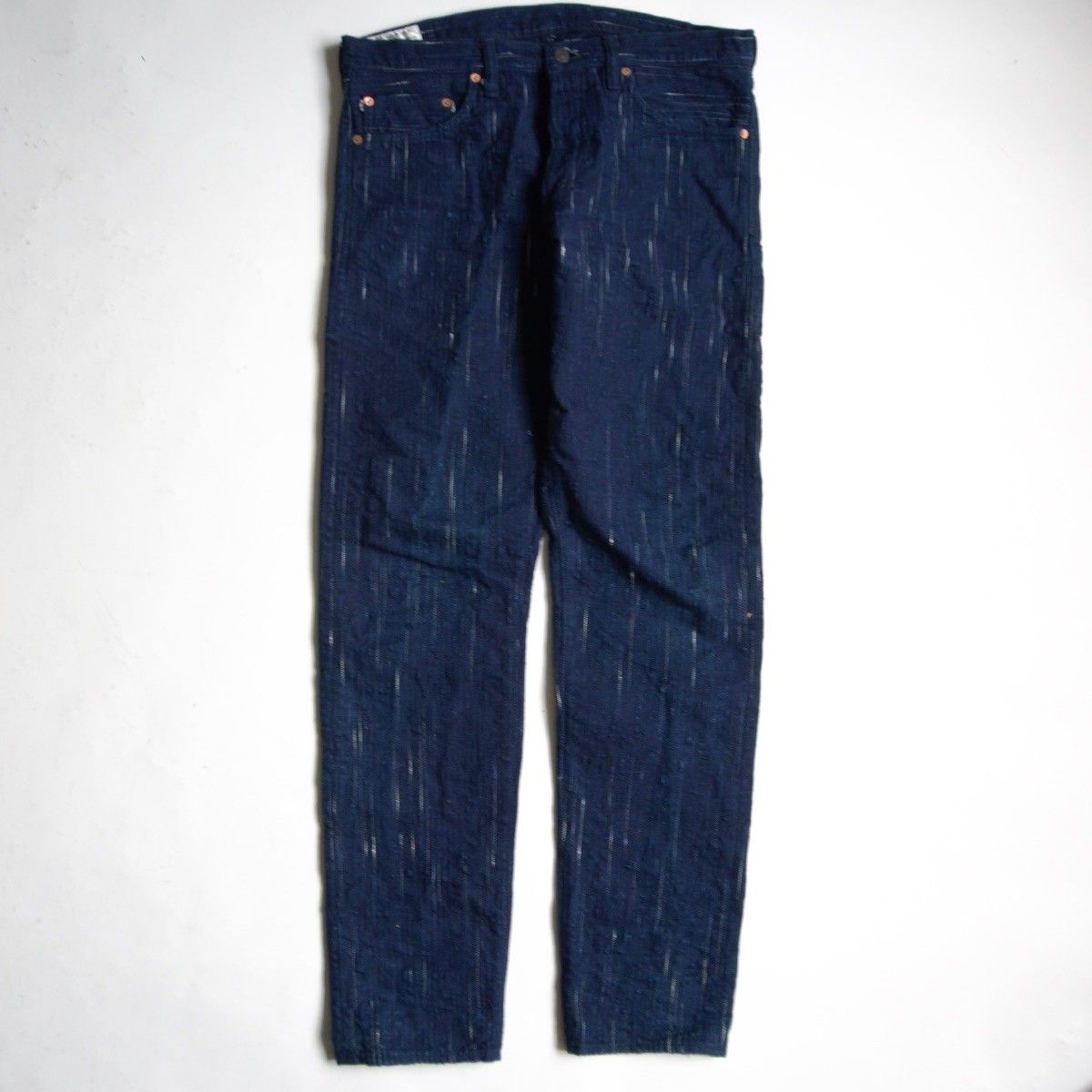 【極美品】STUDIO D’ARTISAN【KASURI ジーンズ】34 絣 デニムパンツ ステュディオ ダルチザン 26050029 【極美品】STUDIO D’ARTISAN【KASURI ジーンズ】34 絣 デニムパンツ ステュディオ ダルチザン 26050029