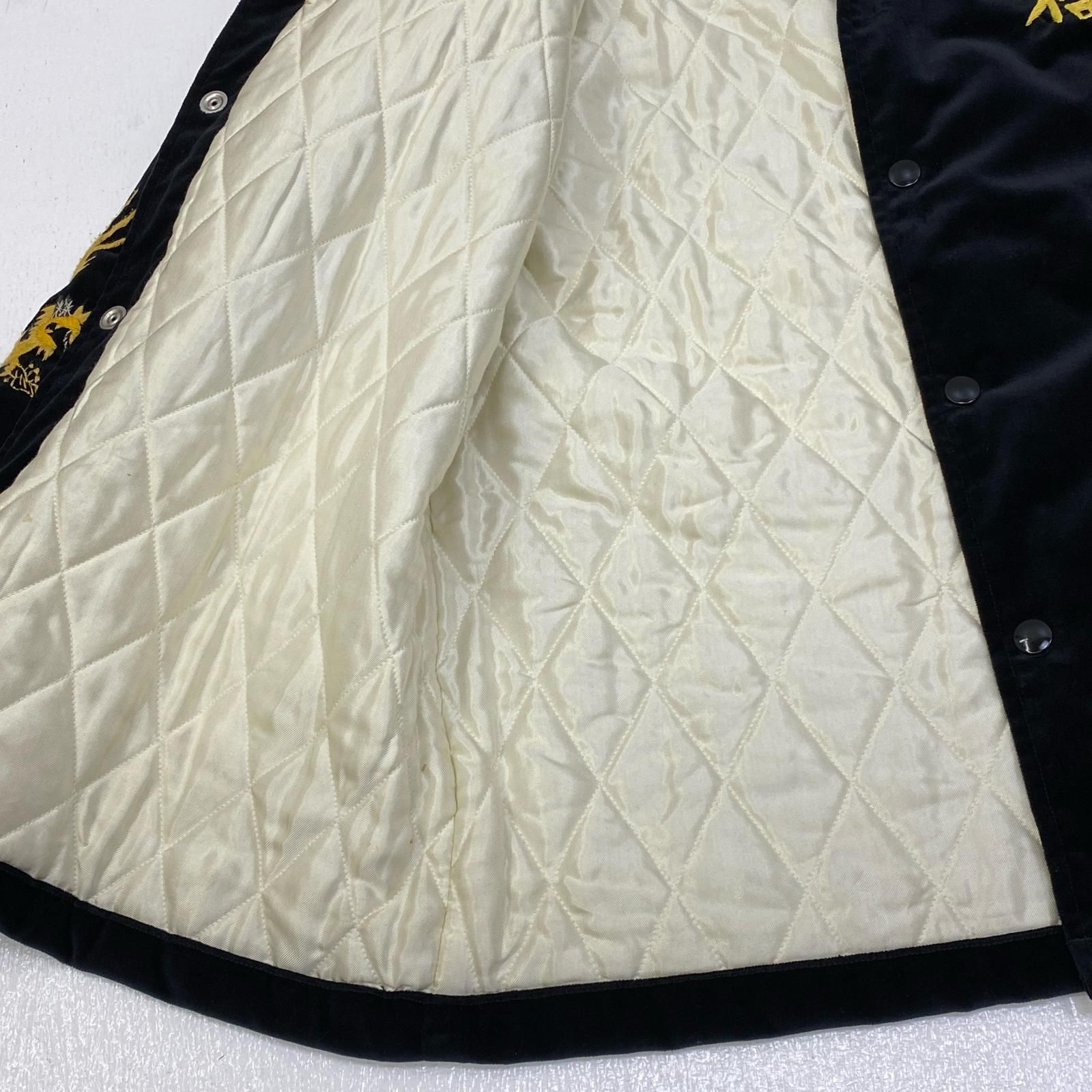 【加古川店】 中古 TAILOR TOYO(東洋エンタープライズ) | テイラートウヨウテイラートーヨー スーベニアジャケット GOLD VIET-NAM JKT GL13649 ブラック サイズ:L 【93】 【加古川店】 中古 TAILOR TOYO(東洋エンタープライズ) | テイラートウヨウテイラートーヨー スーベニアジャケット GOLD VIET-NAM JKT GL13649 ブラック サイズ:L 【93】