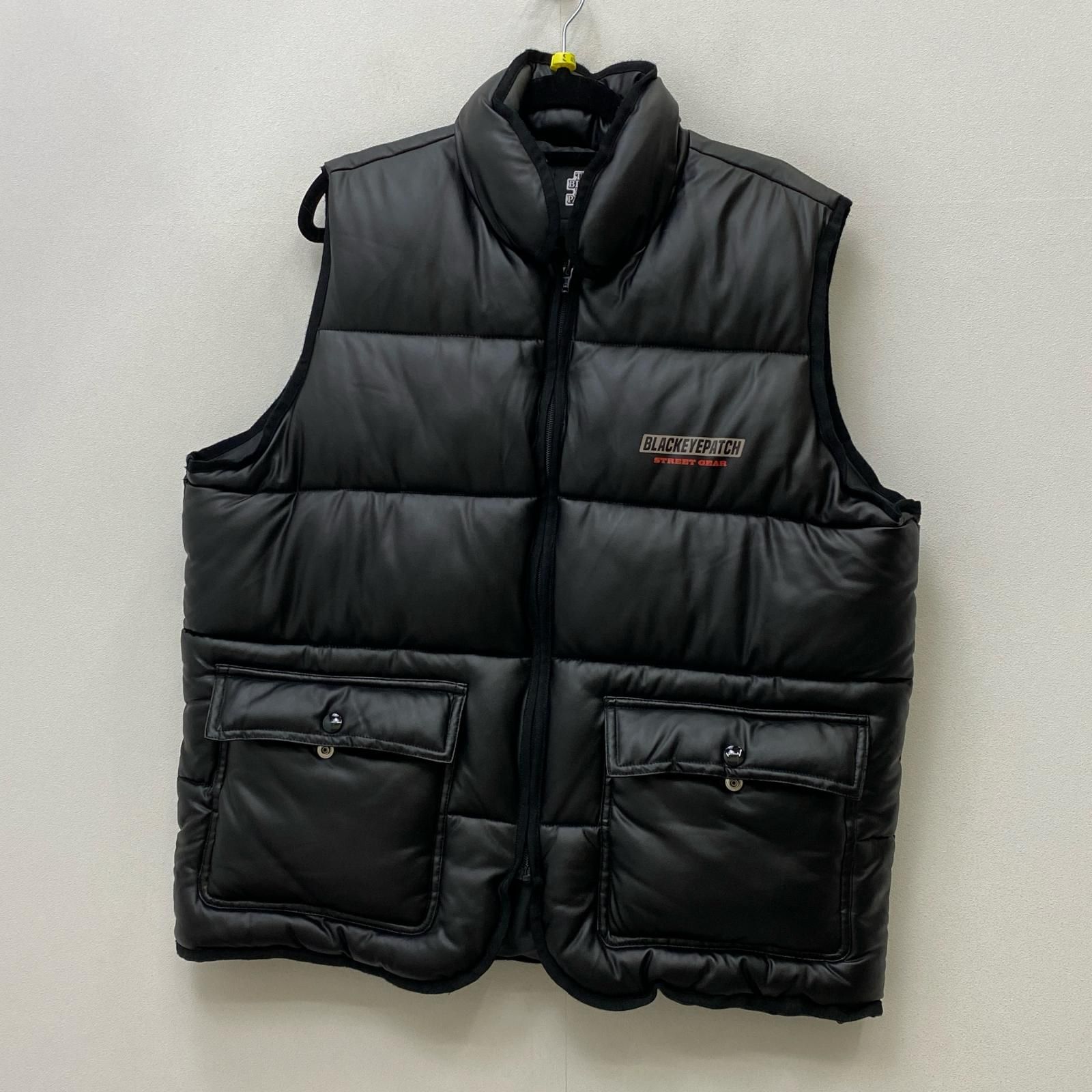 【加古川店】 中古 BlackEyePatch | ブラックアイパッチ ダウンベスト ブラック サイズ：M 【95】