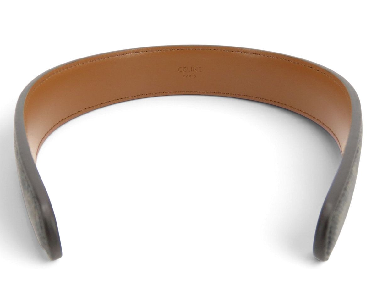 【未使用】セリーヌ CELINE トリオンフ ヘッドバンド カチューシャ ヘアアクセサリー タン ブラック ブラウン トリオンフキャンバス レザー 46Z952CCT.04GT 【未使用】セリーヌ CELINE トリオンフ ヘッドバンド カチューシャ ヘアアクセサリー タン ブラック ブラウン トリオンフキャンバス レザー 46Z952CCT.04GT