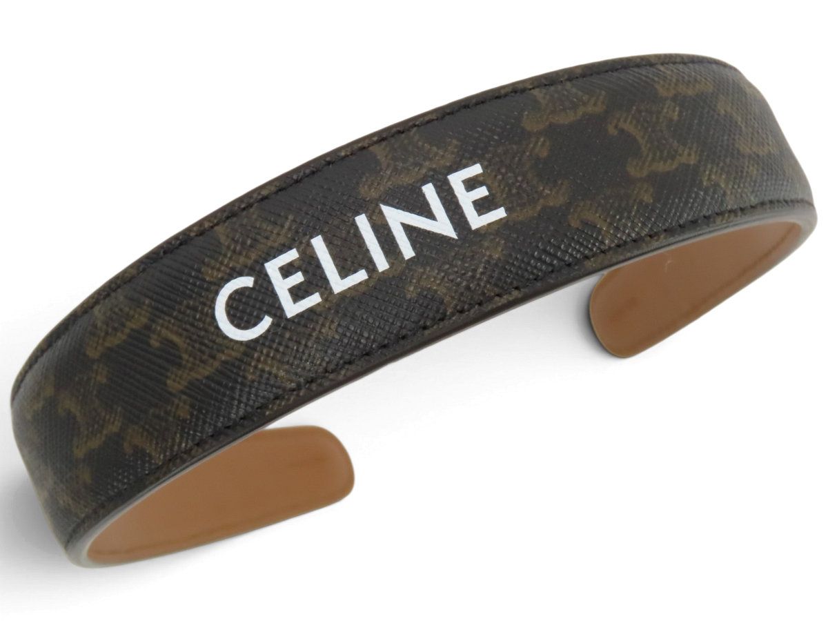 【未使用】セリーヌ CELINE トリオンフ ヘッドバンド カチューシャ ヘアアクセサリー タン ブラック ブラウン トリオンフキャンバス レザー 46Z952CCT.04GT 【未使用】セリーヌ CELINE トリオンフ ヘッドバンド カチューシャ ヘアアクセサリー タン ブラック ブラウン トリオンフキャンバス レザー 46Z952CCT.04GT