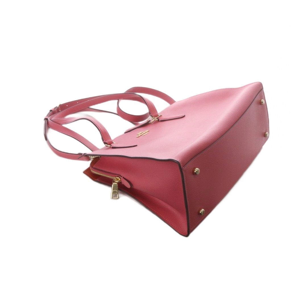 コーチ COACH テイタム キャリーオール 2WAY バッグ トートバッグ ショルダーバッグ レザー ピンク C4078 /YO12 コーチ COACH テイタム キャリーオール 2WAY バッグ トートバッグ ショルダーバッグ レザー ピンク C4078 /YO12