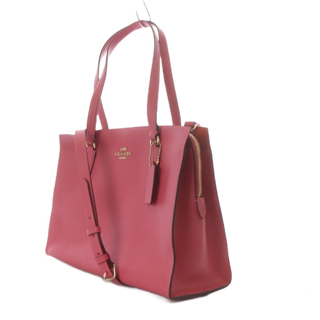 コーチ COACH テイタム キャリーオール 2WAY バッグ トートバッグ ショルダーバッグ レザー ピンク C4078 /YO12 コーチ COACH テイタム キャリーオール 2WAY バッグ トートバッグ ショルダーバッグ レザー ピンク C4078 /YO12
