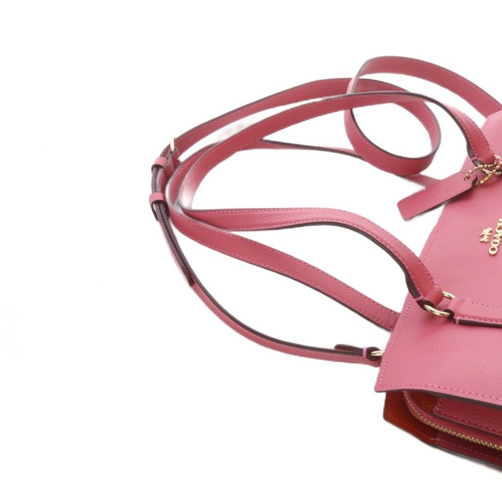 コーチ COACH テイタム キャリーオール 2WAY バッグ トートバッグ ショルダーバッグ レザー ピンク C4078 /YO12 コーチ COACH テイタム キャリーオール 2WAY バッグ トートバッグ ショルダーバッグ レザー ピンク C4078 /YO12