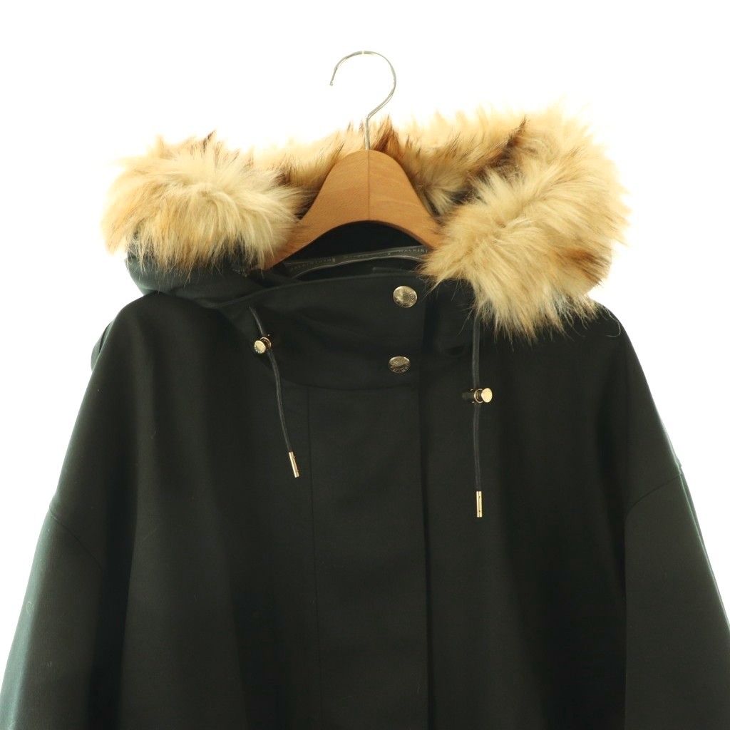 マッキントッシュ MACKINTOSH パフスリーブドローストリングミリタリーパーカー SKYE アウター ジャケット 6 ブラック /CX ■OS