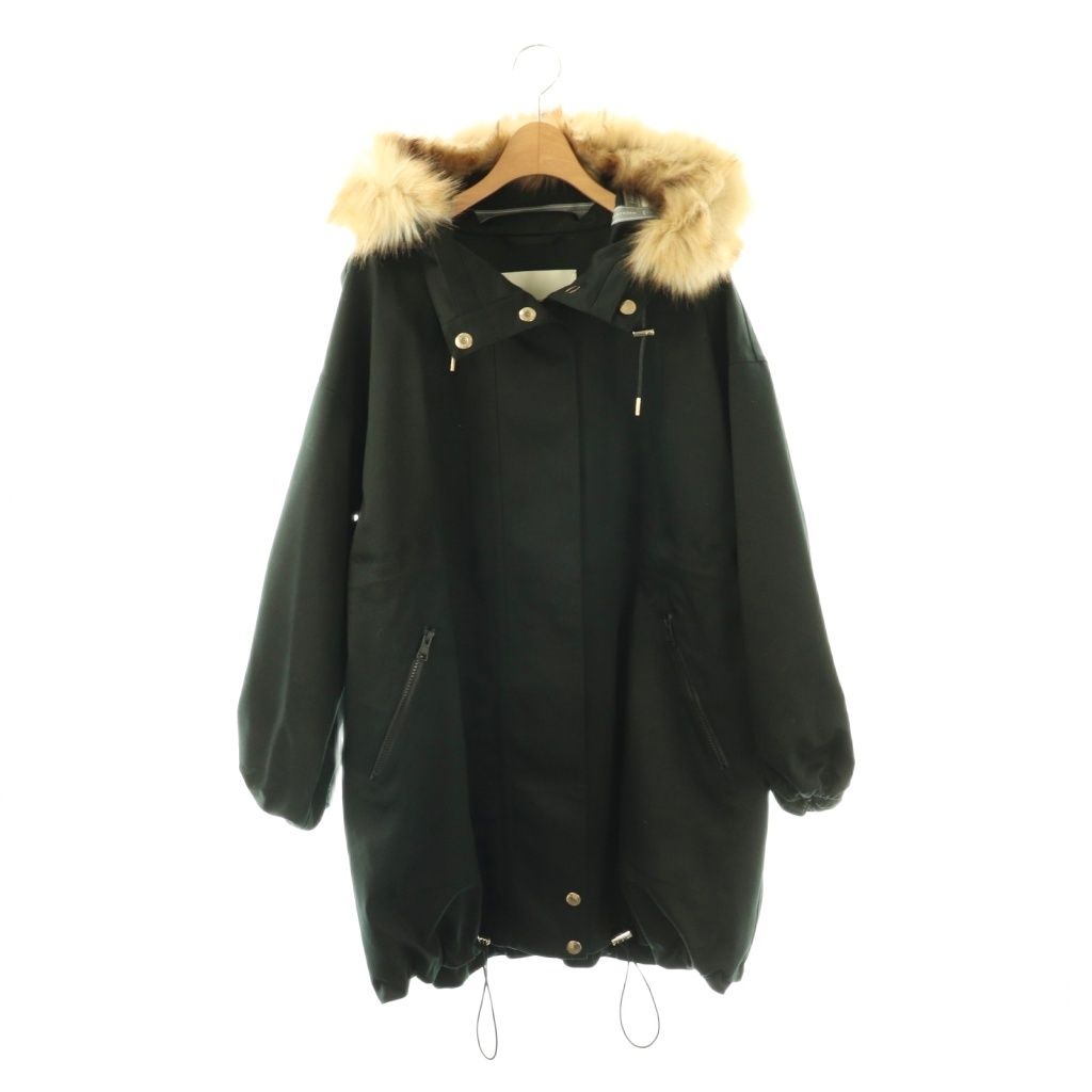 マッキントッシュ MACKINTOSH パフスリーブドローストリングミリタリーパーカー SKYE アウター ジャケット 6 ブラック /CX ■OS