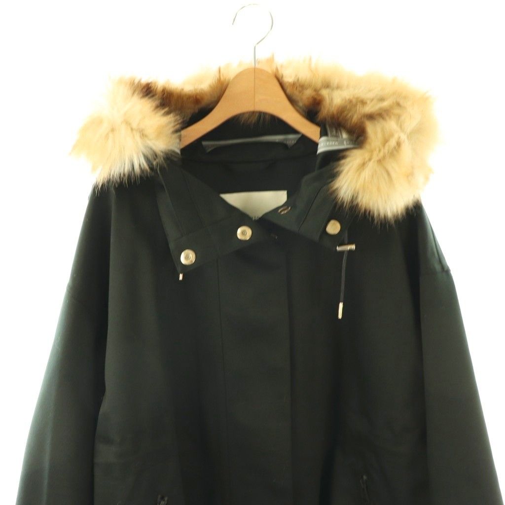マッキントッシュ MACKINTOSH パフスリーブドローストリングミリタリーパーカー SKYE アウター ジャケット 6 ブラック /CX ■OS