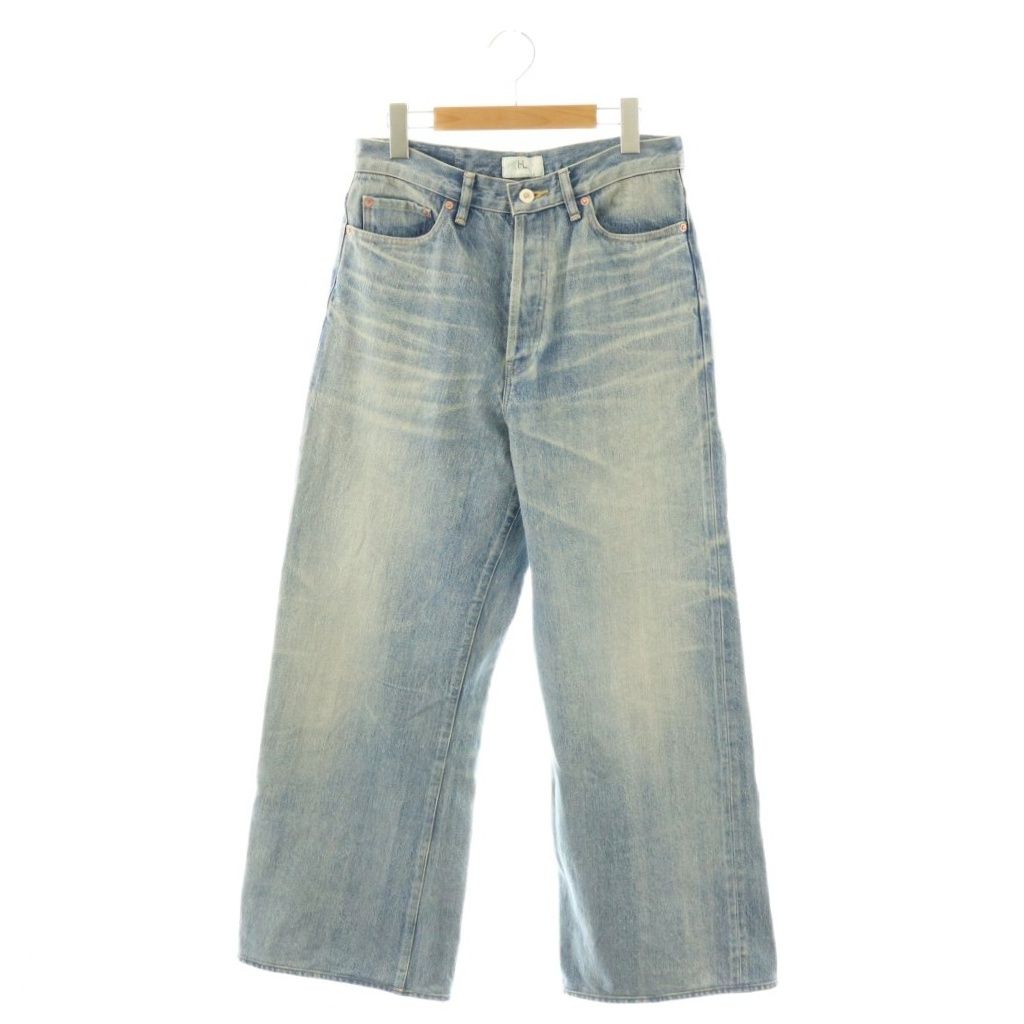 ヘリル HERILL HL Denim Wide パンツ デニム ジーンズ MUSEdeDeuxiemeClasse ボタンフライ 00 ライトブルー /DO ■OS ■SH