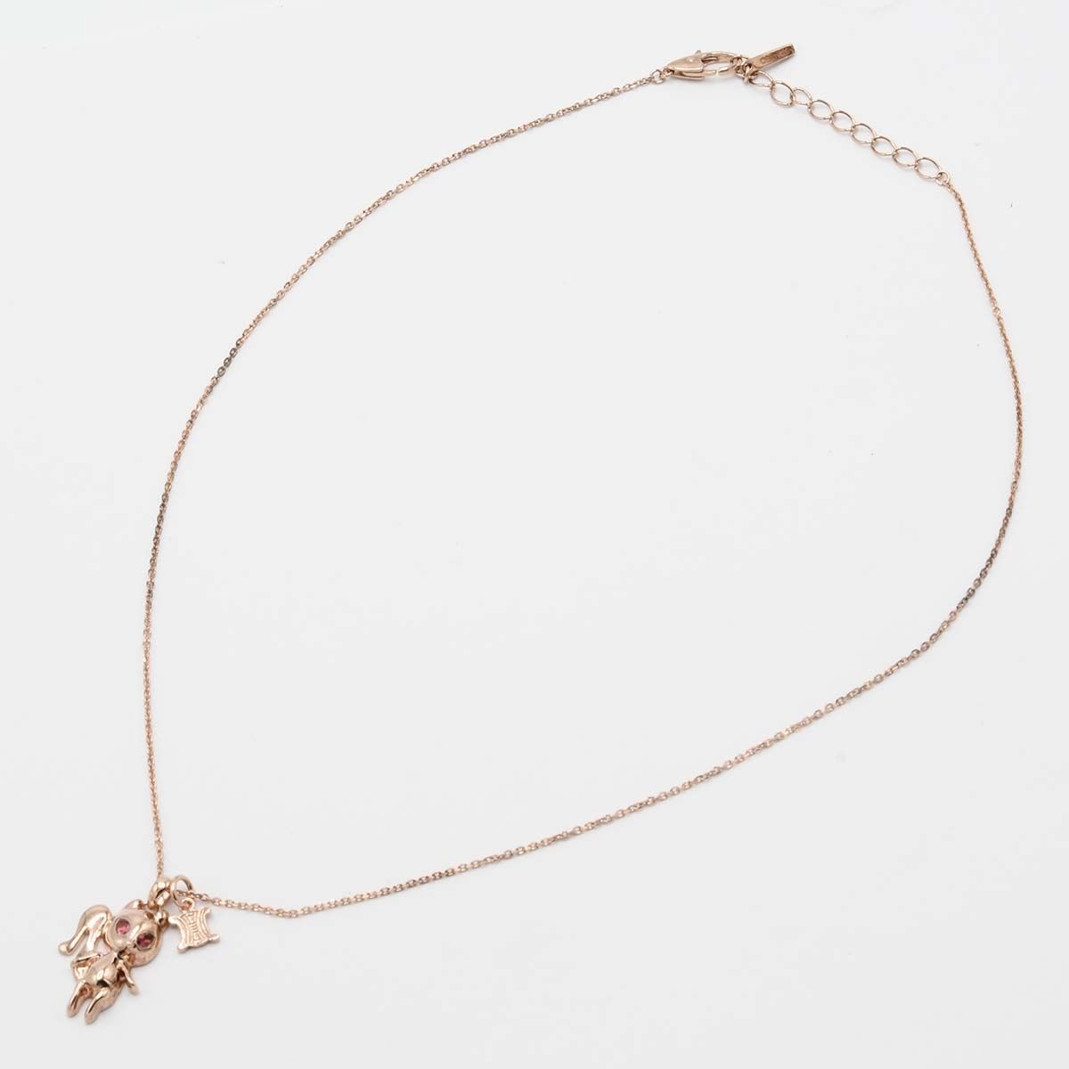 CELINE セリーヌ 動物モチーフ ネックレス SV925 スカーレット刻印 約5.8g アクセサリー 箱袋 H22621 CELINE セリーヌ 動物モチーフ ネックレス SV925 スカーレット刻印 約5.8g アクセサリー 箱袋 H22621