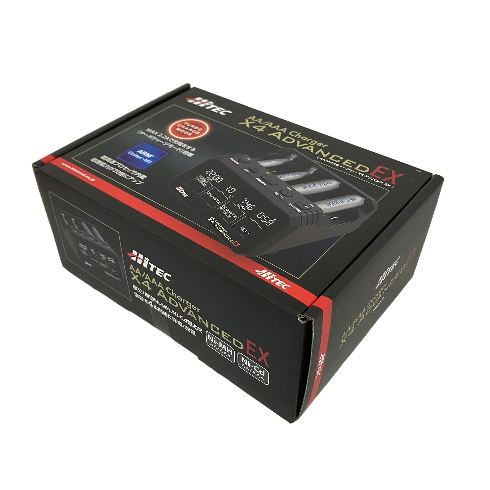 Hitec X4 Advanced EX Pro 単3 単4 AA AAA ミニ四駆 電池 充電器 未使用 未開封 T11191168
