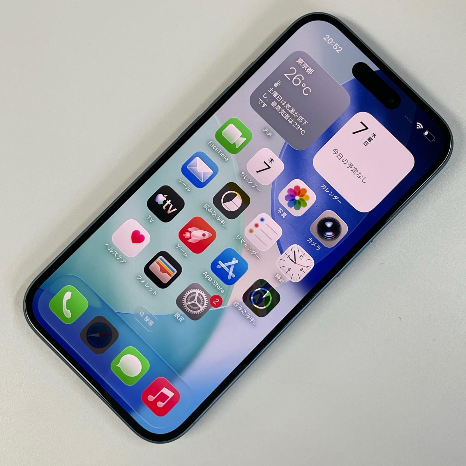 au iPhone 16 128GB ティール