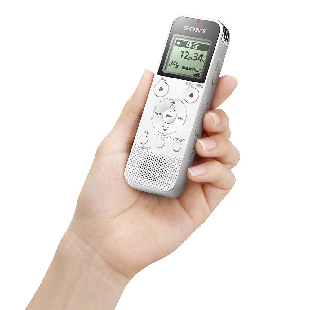 ソニー ICレコーダー 4GB リニアPCM録音対応 FMラジオチューナー内蔵 usb ホワイト ICD-PX470F W