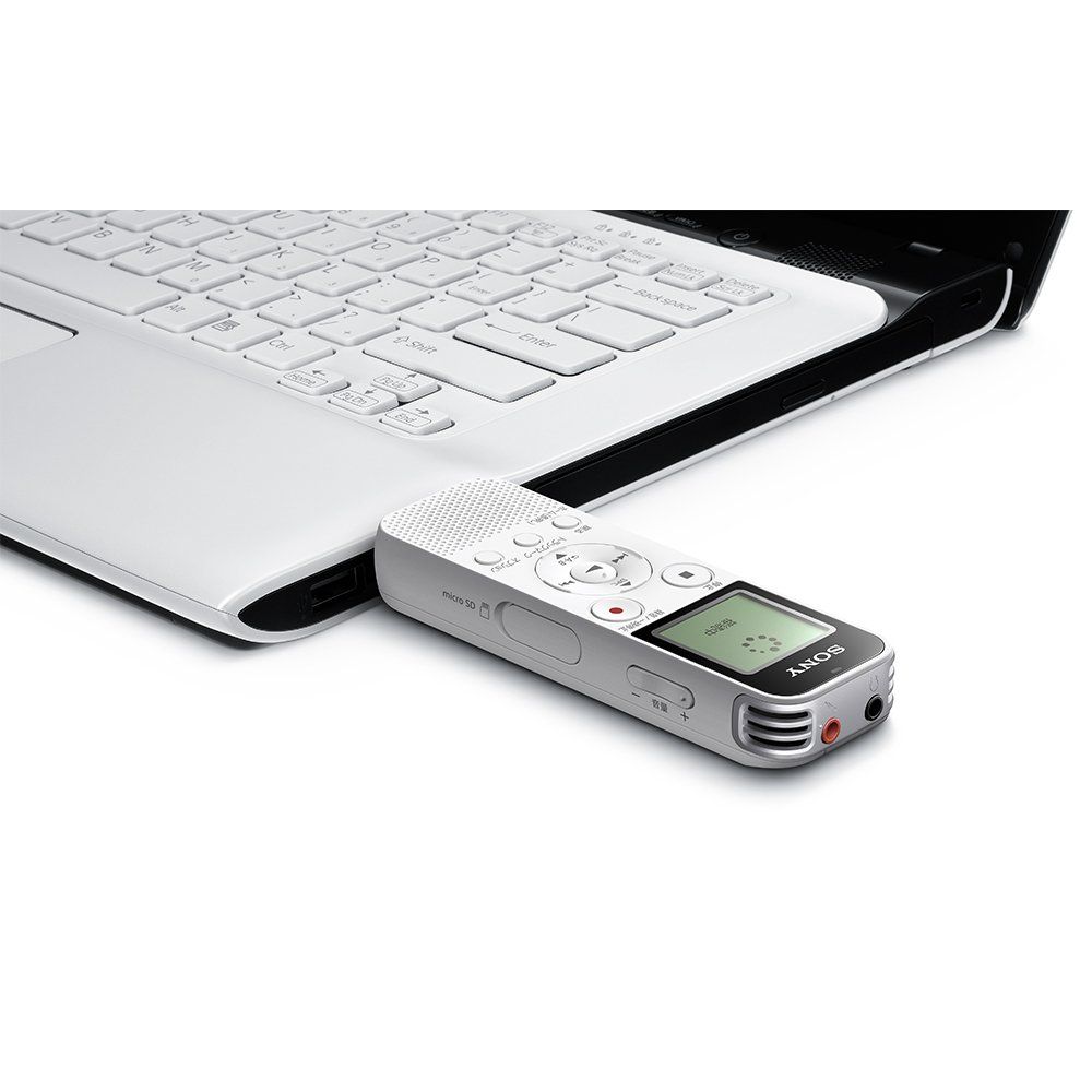 ソニー ICレコーダー 4GB リニアPCM録音対応 FMラジオチューナー内蔵 usb ホワイト ICD-PX470F W