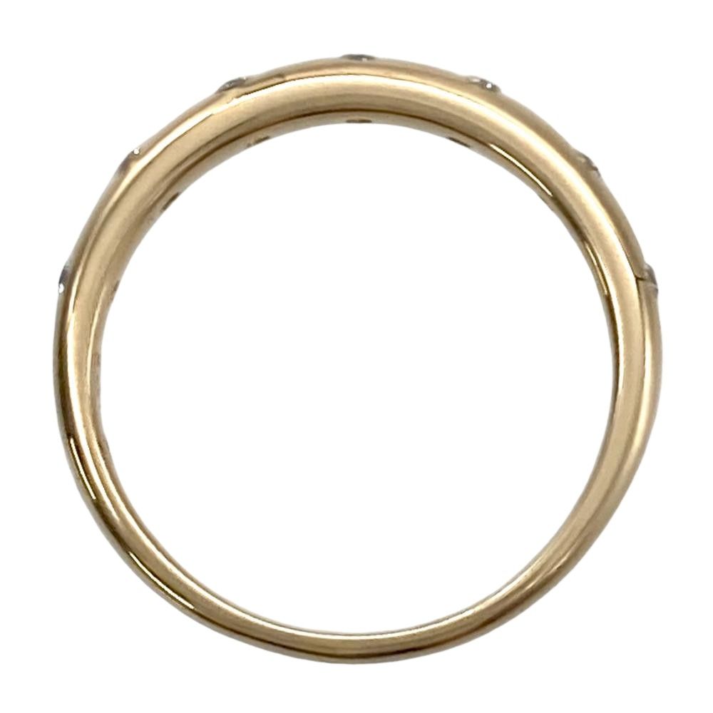 ブルガリ BVLGARI フェディ 7P リング 指輪 ダイヤモンド 約9号 K18YG 1.9g イエローゴールド レディース【中古】