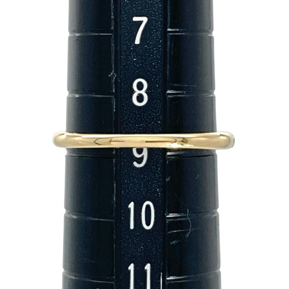 ブルガリ BVLGARI フェディ 7P リング 指輪 ダイヤモンド 約9号 K18YG 1.9g イエローゴールド レディース【中古】