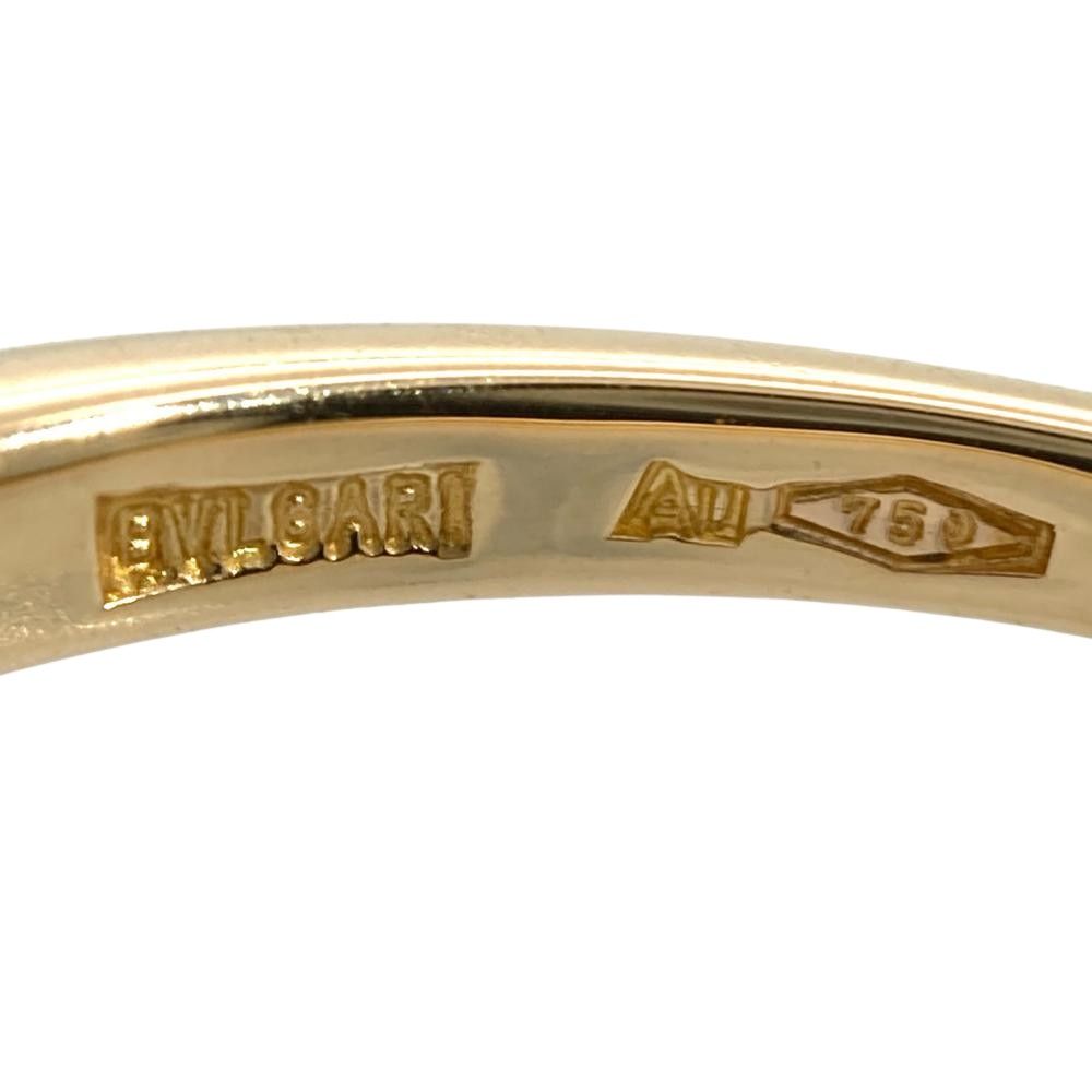 ブルガリ BVLGARI フェディ 7P リング 指輪 ダイヤモンド 約9号 K18YG 1.9g イエローゴールド レディース【中古】