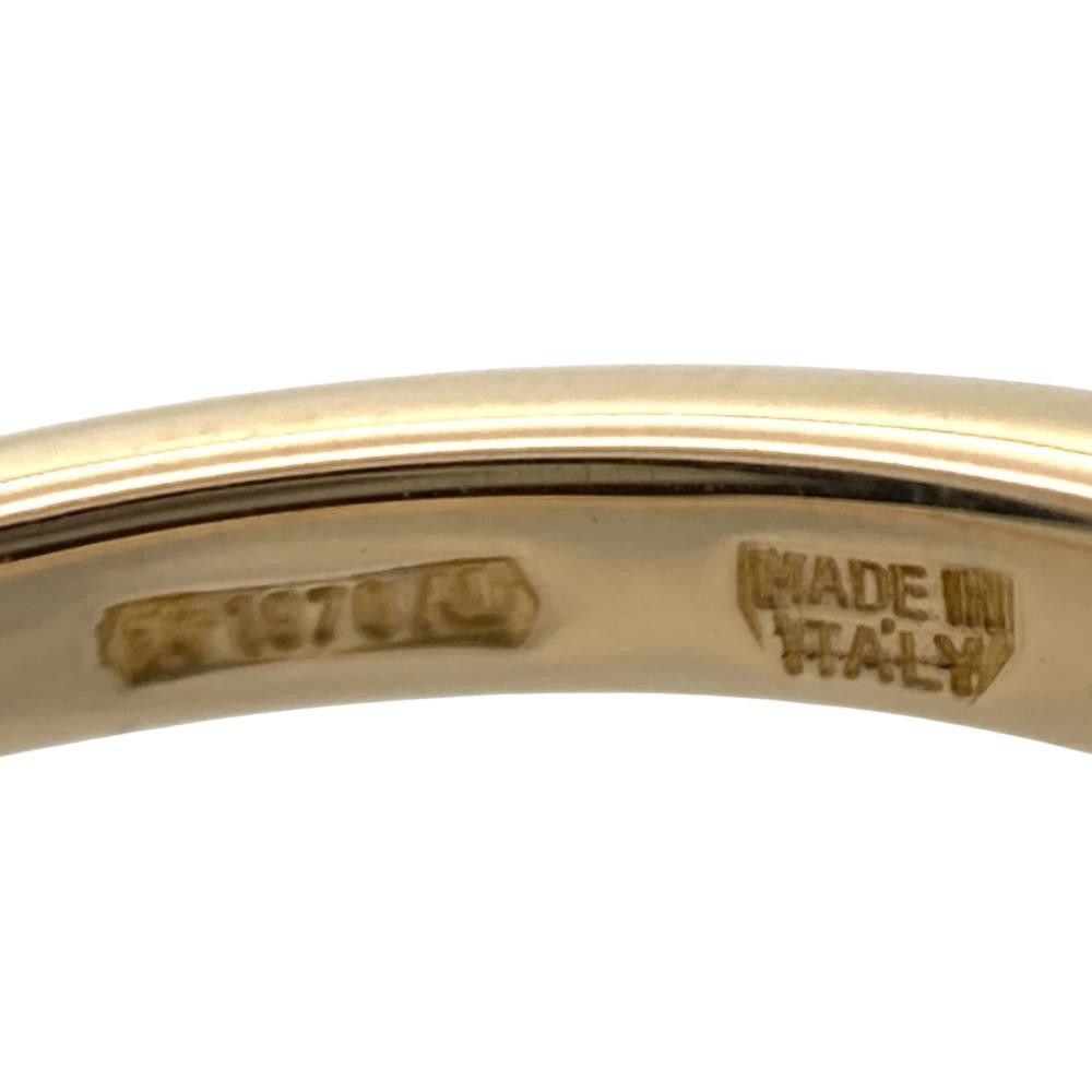 ブルガリ BVLGARI フェディ 7P リング 指輪 ダイヤモンド 約9号 K18YG 1.9g イエローゴールド レディース【中古】