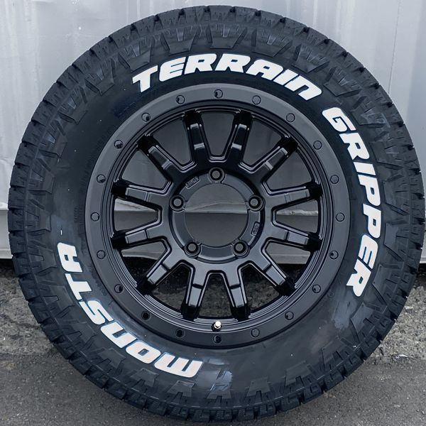 ジムニーシエラ ノマド 215/70R16 MONSTA ES-9 4本 MONSTA TERRAIN GRIPPER 215/70R16 ホワイトレター ジムニーシエラ