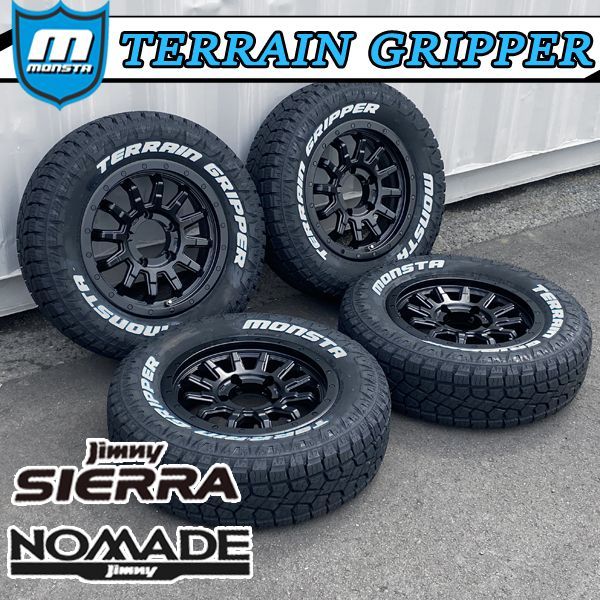 MONSTA TERRAIN GRIPPER 215/70R16 ホワイトレター ジムニーシエラ