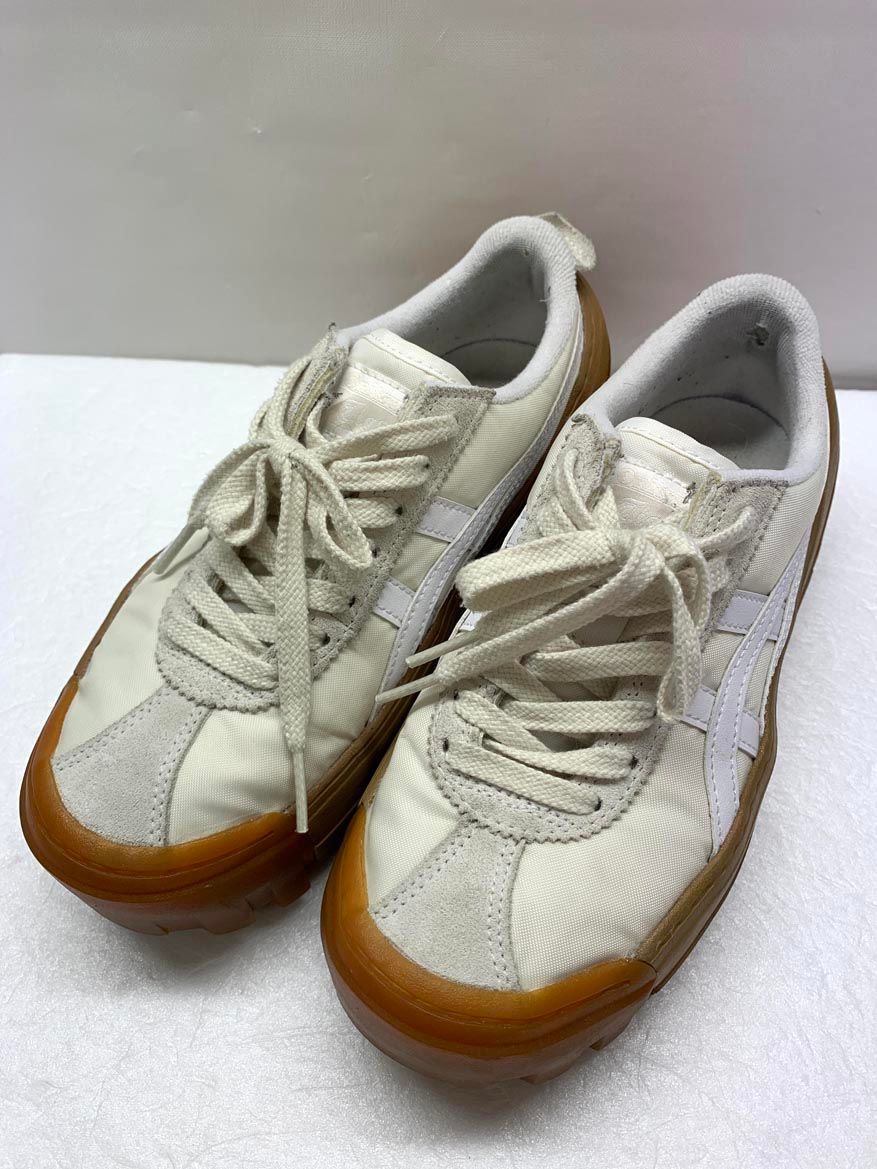 Onitsuka Tiger オニツカタイガー 1183A585 デレゲーション チャンク 厚底 ローカット スニーカー size23.0cm/アイボリー ■■◎レディース