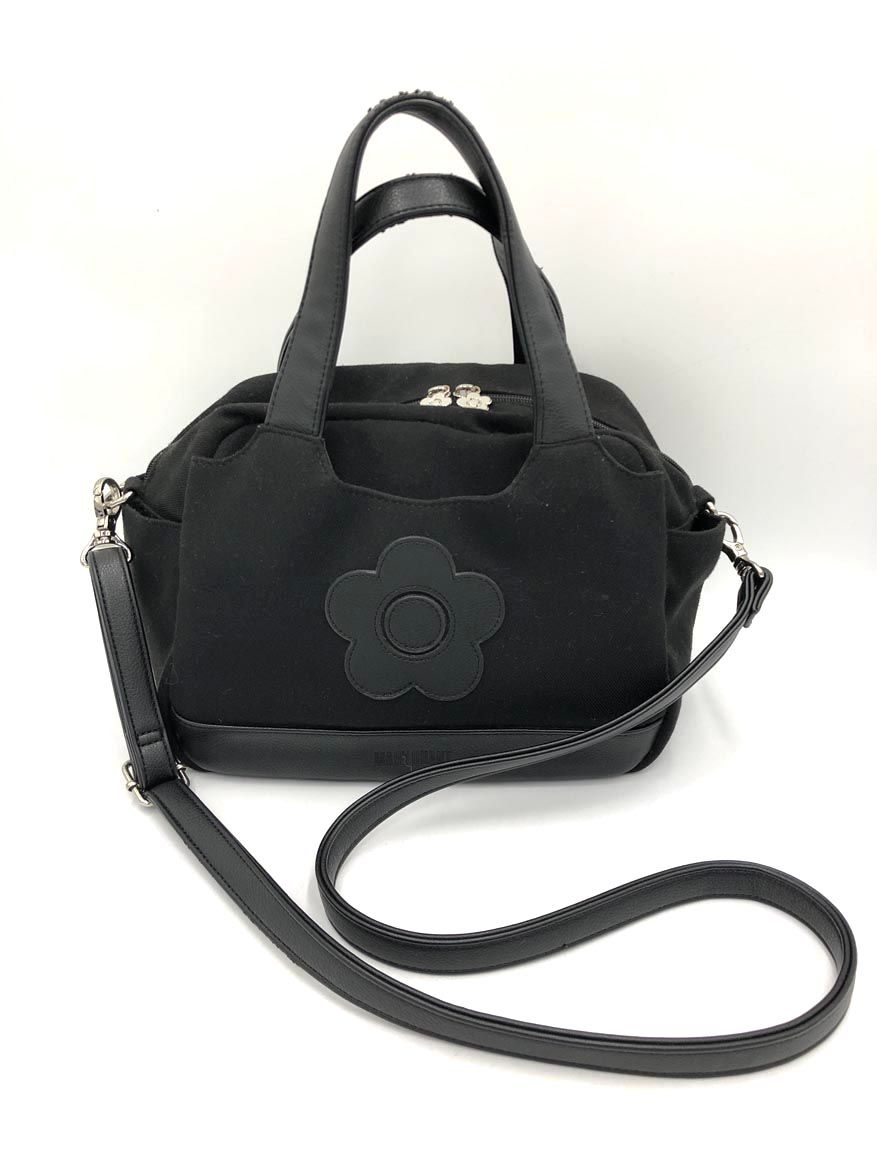 MARY QUANT マリークワント 2WAY トート バッグ 黒 ■■ レディース