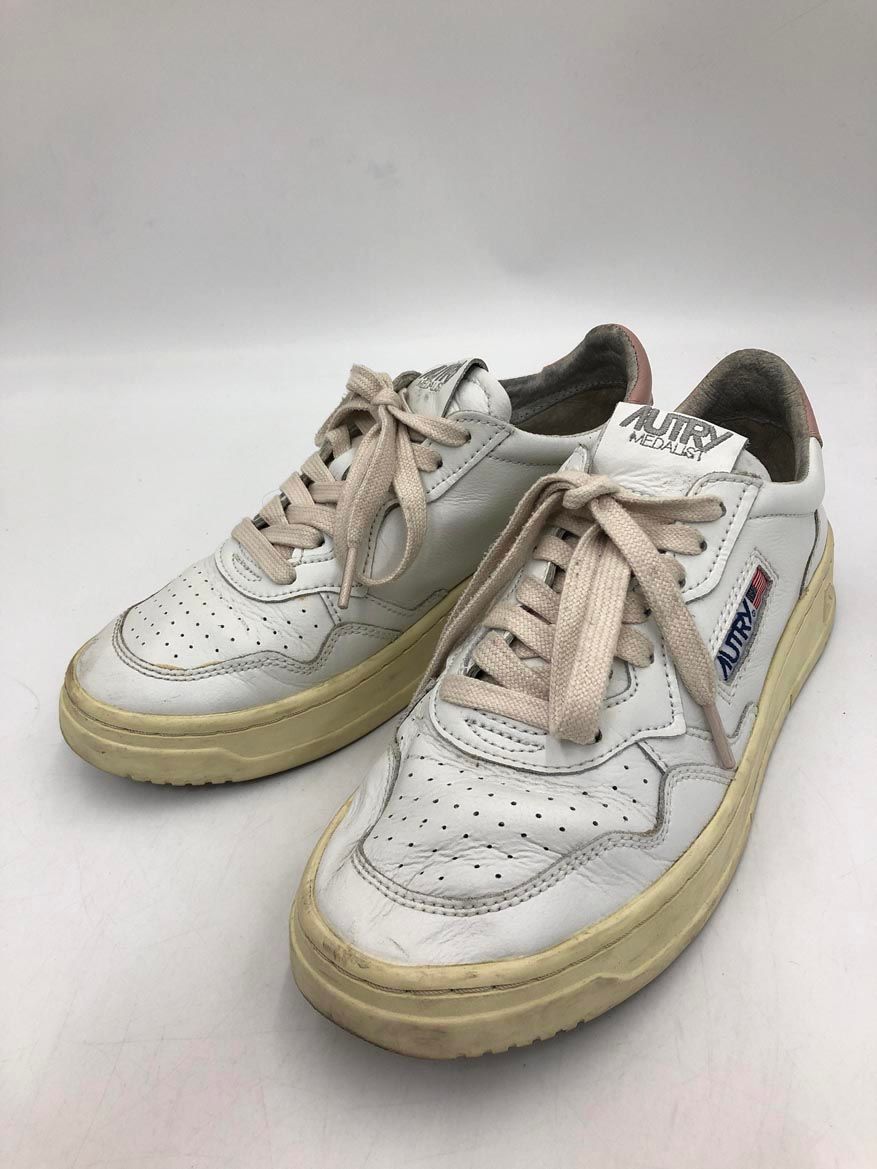 AUTRY オートリー MEDALIST PLATFORM PTLW LL15 レザー 厚底 ローカット スニーカー size38/ホワイト ■■ レディース