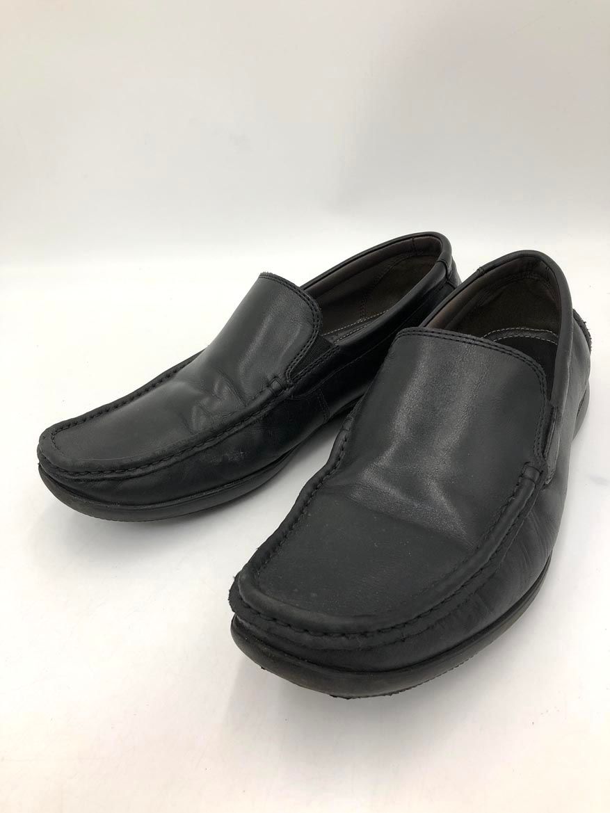 clarks クラークス フィナーサン スリッポン ローファー シューズ sizeUK 8.5/ブラック ■■ メンズ