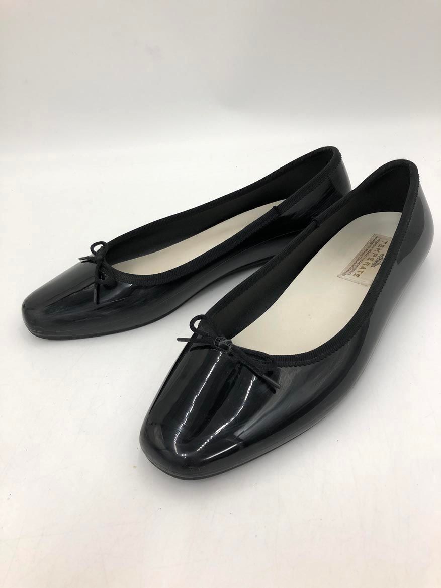 TEMPERATE テンパレート 防水 バレエシューズモデル フラット パンプス size41/黒 ■■ レディース