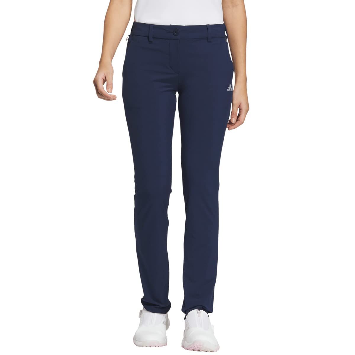 [アディダスゴルフ] ゴルフパンツ EX STRETCH ACTIVE 撥水 ウエストストレッチパンツ レディース カレッジネイビー J/S [カレッジネイビー] [Free Size]