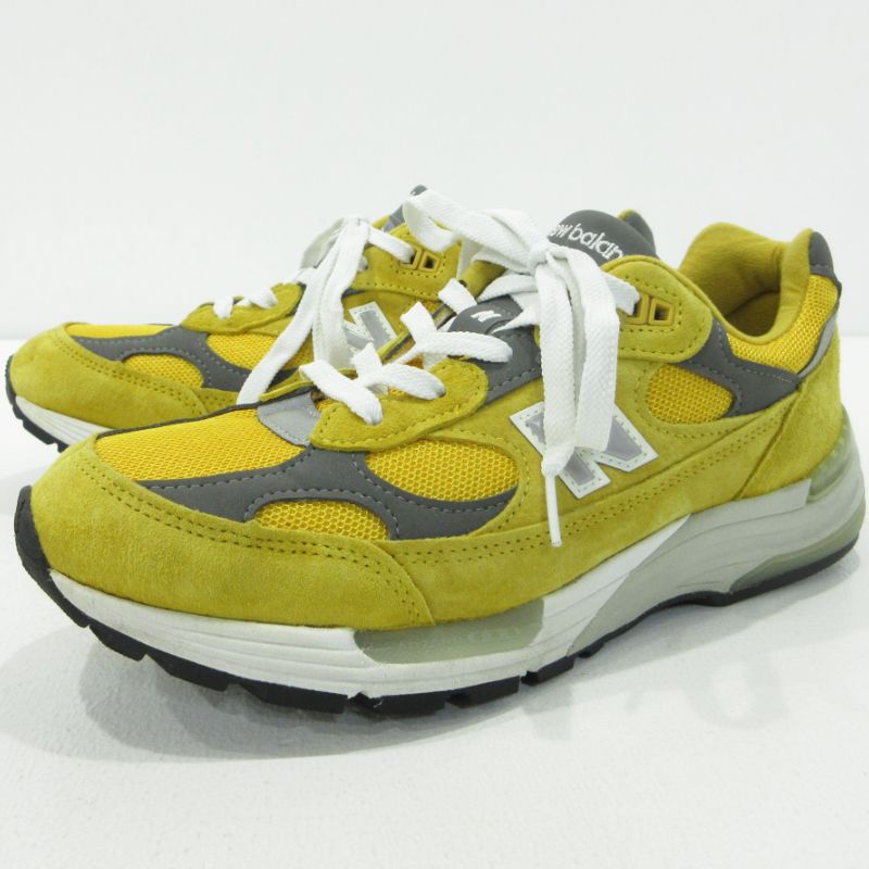 【三重本店】 中古 NEW BALANCE | ニューバランス スニーカー 992 Made in USA M992BB イエロー サイズ:26.5cm 【126】