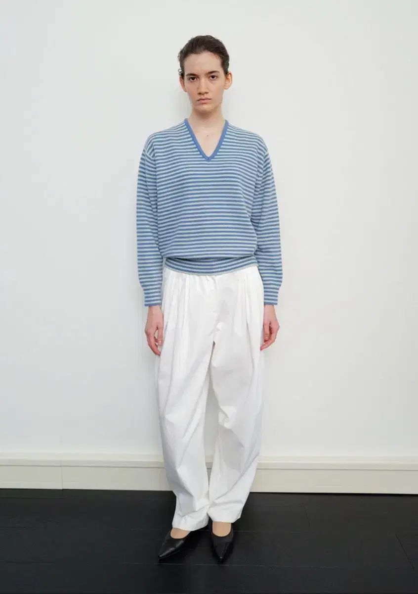 ムンダル Risca Knit in Fade Blue リスカ ニット