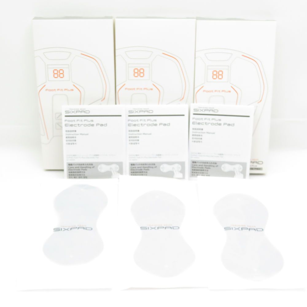 未使用 SIXPAD シックスパッド Foot Fit Plus High Conductive Gel Pad ジェルパッド 2枚入り×3 BN5494