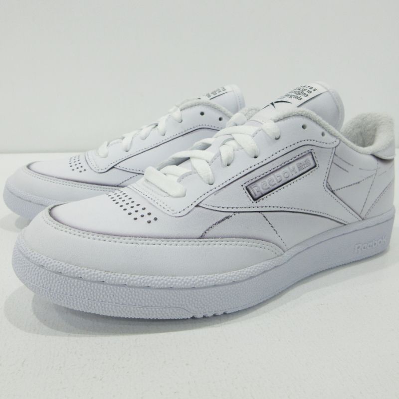 【三重本店】 中古 Reebok×Maison Margiela | リーボック×メゾンマルジェラ スニーカー CLUB C クラブシー H02407 ホワイト サイズ：26.5cm 【126】
