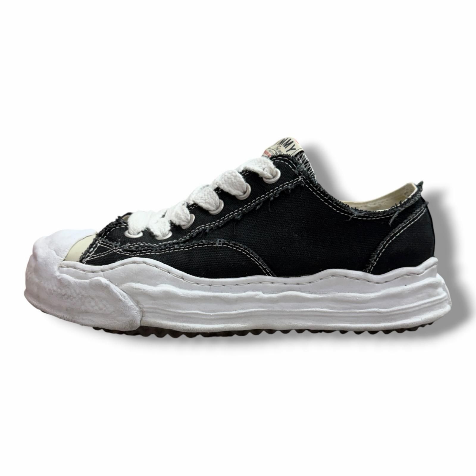 Maison MIHARA YASUHIRO HANK Canvas Low-top Sneaker ハンク キャンバス ロートップ スニーカー メゾンミハラヤスヒロ A05FW702 ブラック 41 26cm （14882M）