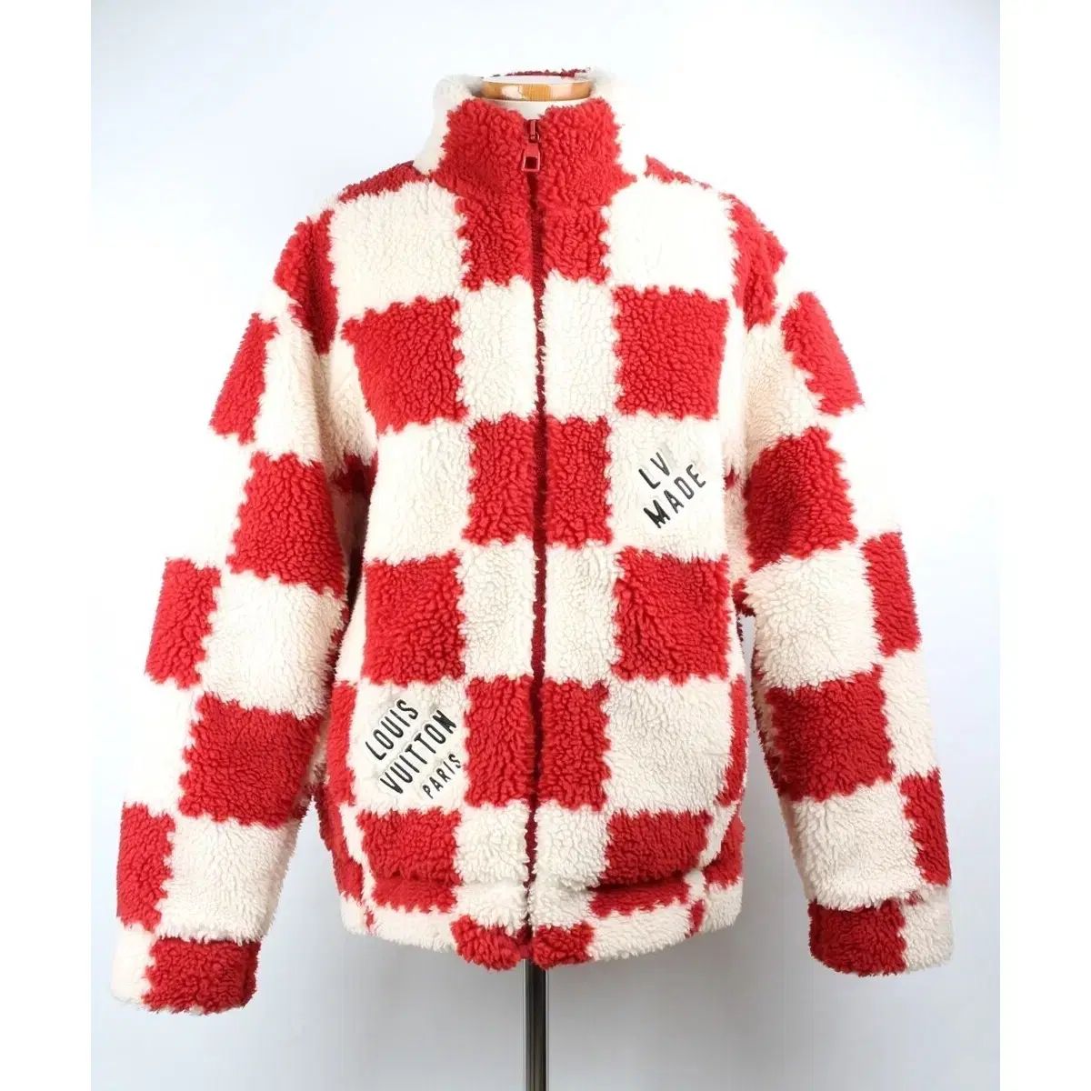 ルイヴィトン × NIGO ダミエ フリース ジャケット M(100)