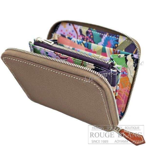 エルメス アザップ シルクイン コンパクト エトゥープ (内側 カシス) 【新品】
