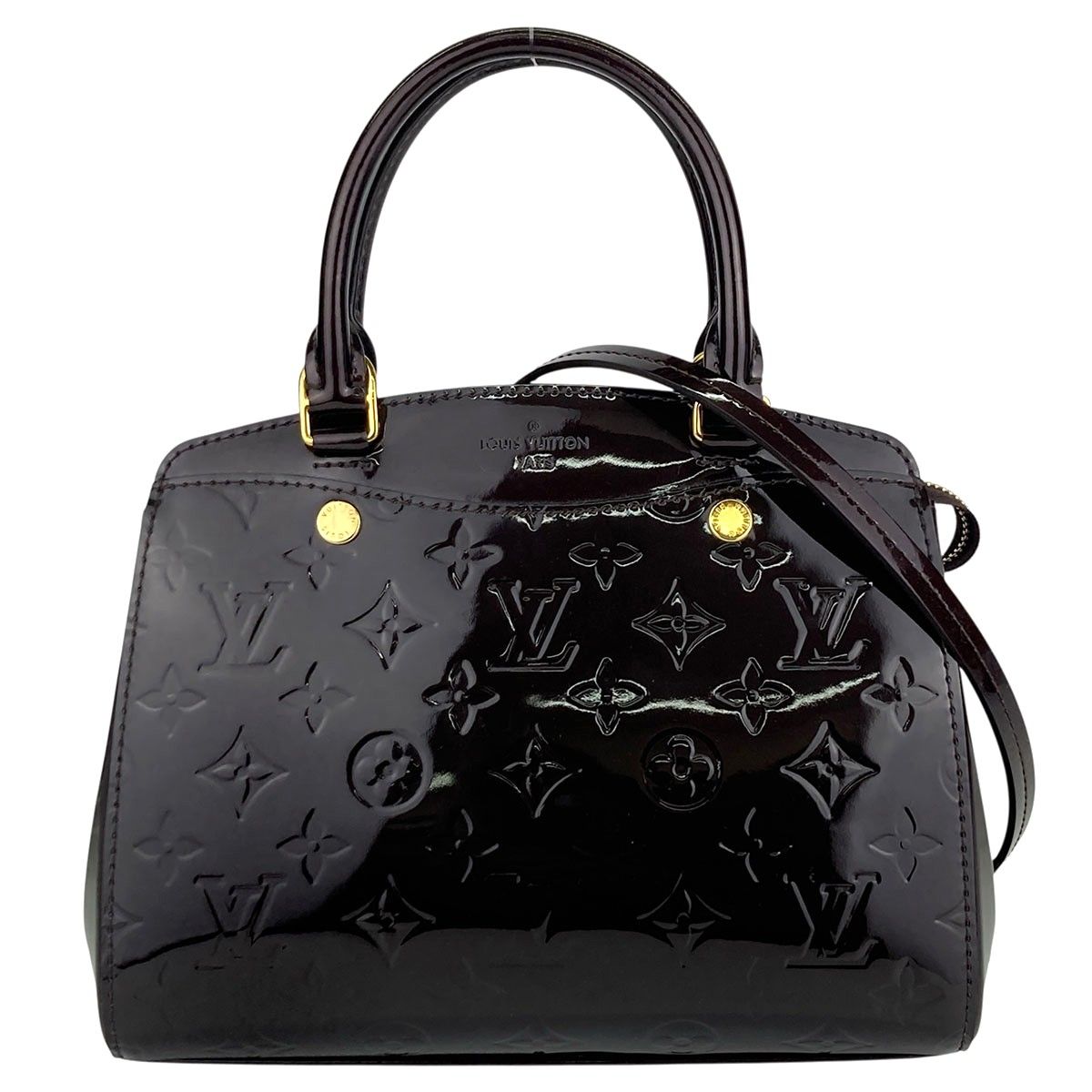 LOUIS VUITTON ルイ・ヴィトン ブレアPM ハンドバッグ 2WAY ショルダーバッグ M50601 レディース モノグラムヴェルニ ヴェルニ パープル アマラント 中古