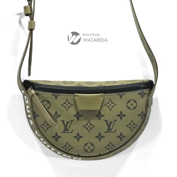 ルイヴィトン Louis Vuitton ショルダー バッグ ムーン クロスボディ M23838 モノグラム キャンバス カーキ 箱･保存袋付 未使用品 送料無料