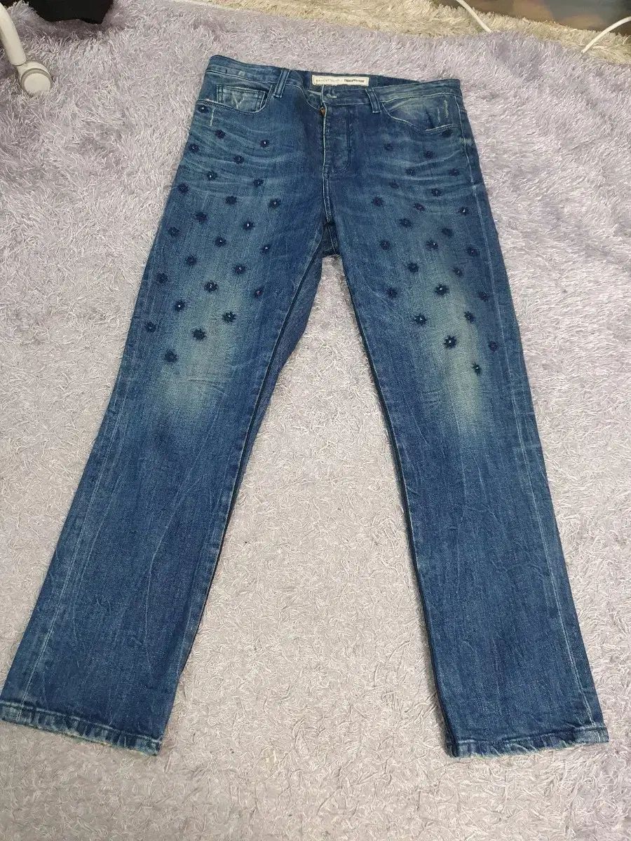 ZADIG&VOLTAIRE ザディグ・エ・ヴォルテール デニム パンツ フラワー 刺繍 26