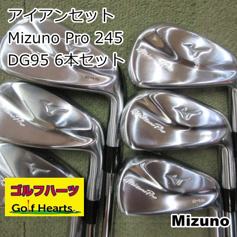 1535]アイアンセット ミズノ Mizuno Pro 245/DG95 6本セット/S200/24 