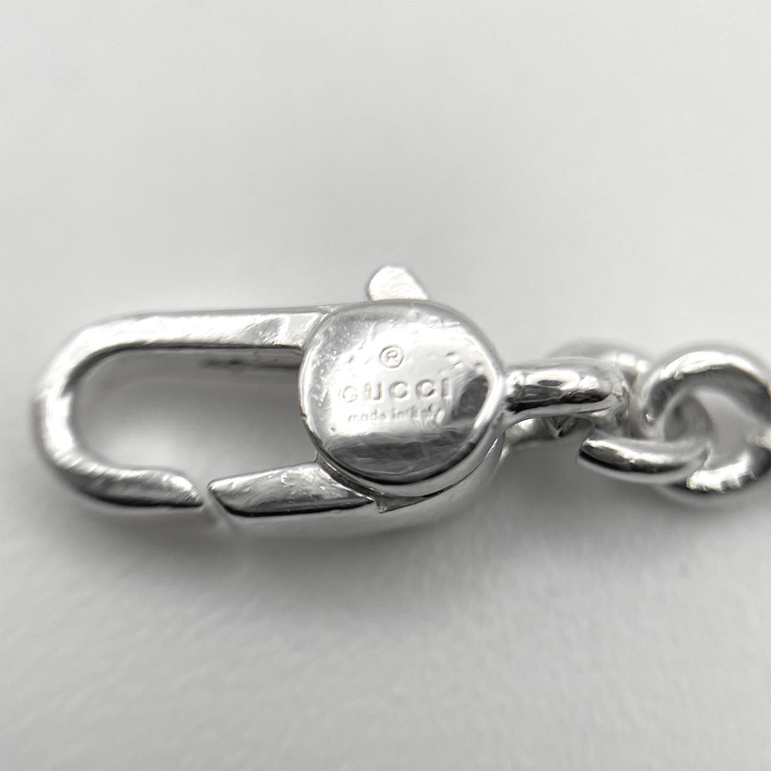 GUCCI グッチ オーバルタグ プレート ネックレス ペンダント ボール 