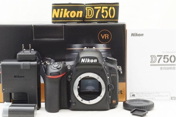 ☆極上美品☆ Nikon ニコン D750 ボディ 元箱 付属品 Shot数 12,000枚