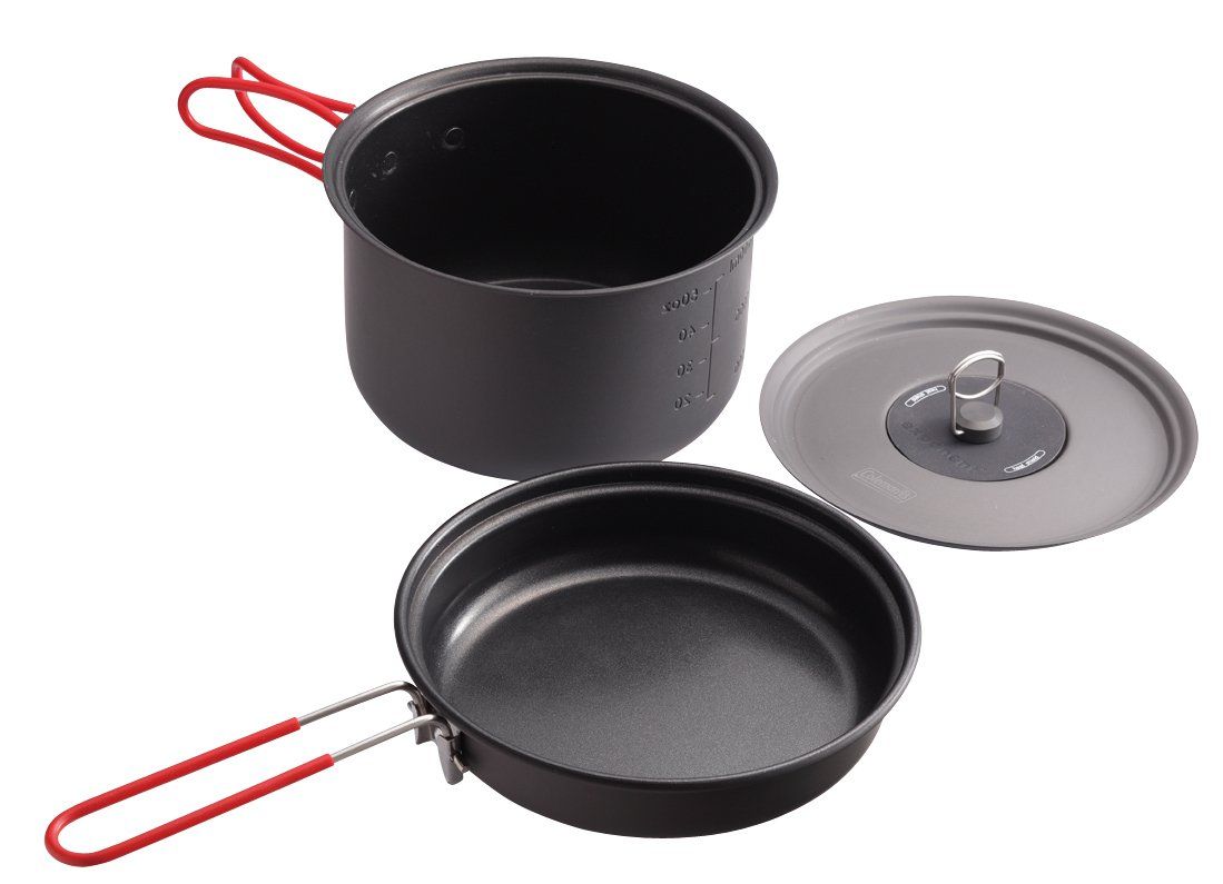 Coleman(コールマン) クッカー パックアウェイクッカーセット ノンスティック加工 アルミ製軽量 2000010530 キャンプ アウトドア BBQ バーベキュー フライパン 鍋 携帯 持ち運び 直火 頑丈