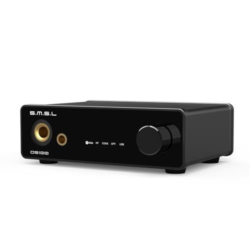 S.M.S.L DS100 USB MQA DAC CS43131 チップ搭載 6.35mm & 4.4mm ヘッドホンアンプ MQA-CD XMOS XU-316 32bit/768kHz DSD256 USB/光/同軸入力 オーディオ D 98e90cd5