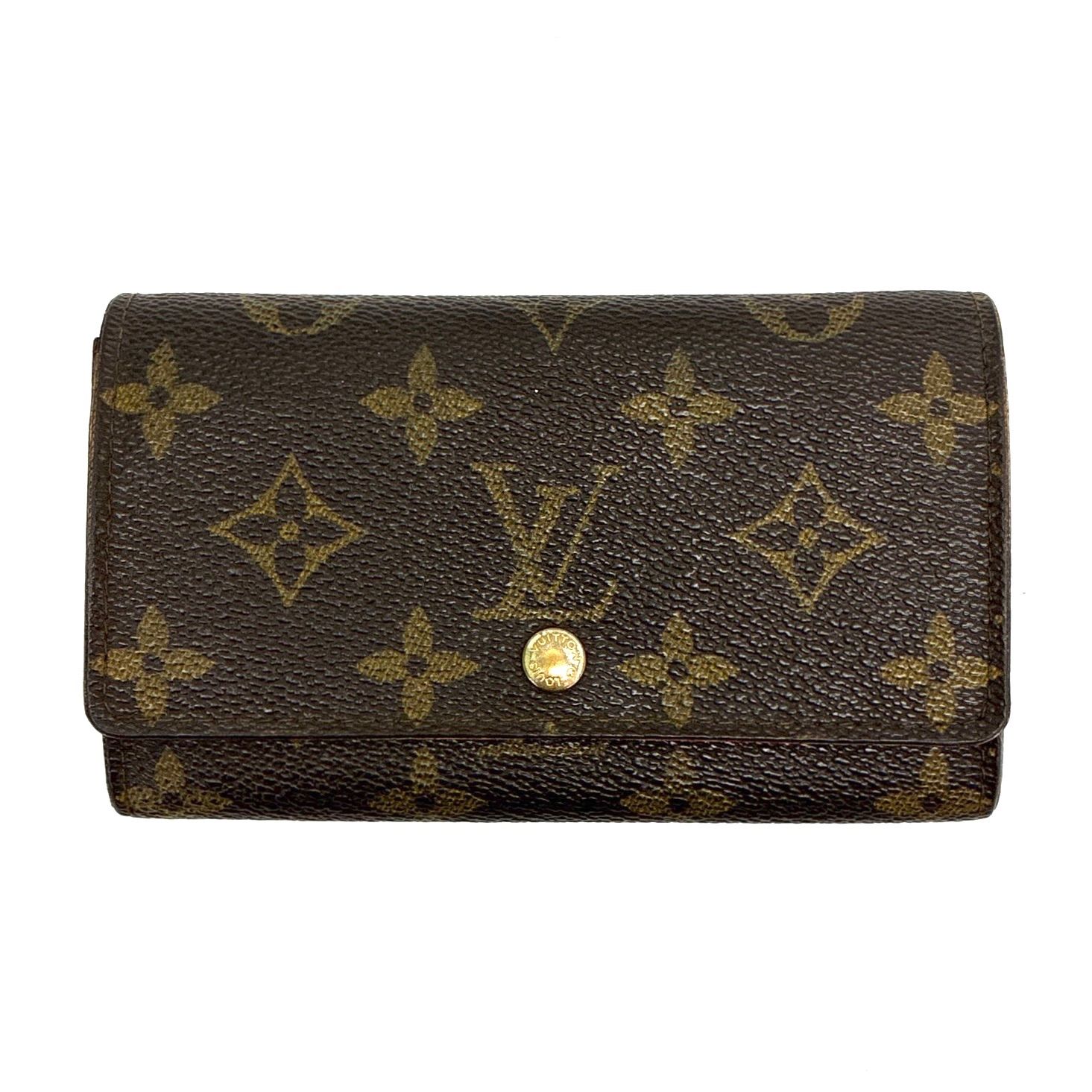 ◇LOUIS VUITTON◇ルイヴィトン モノグラム ポルトモネジップ 二つ折り 