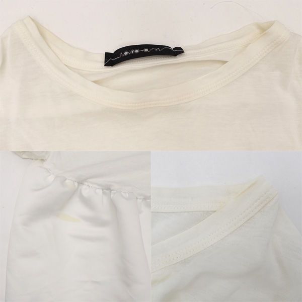 YOKO CHAN☆ヨーコチャン☆バックフレアーTシャツ☆サイズ38