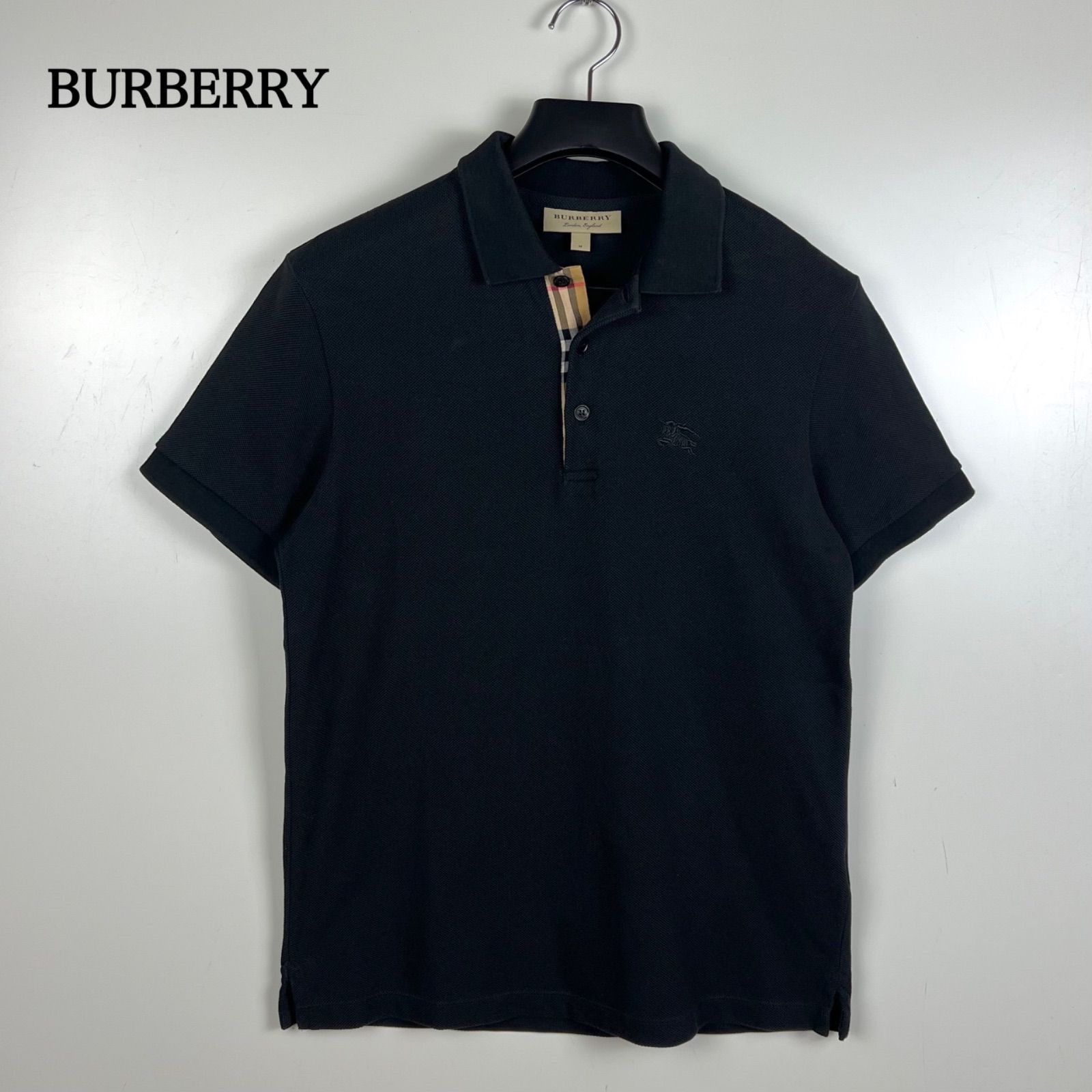 BURBERRY england NOVA S/S polo shirts M 8000913 バーバリー ロンドン イングランド ノバチェック ワンポイント ポロシャツ 鹿子 近年モデル