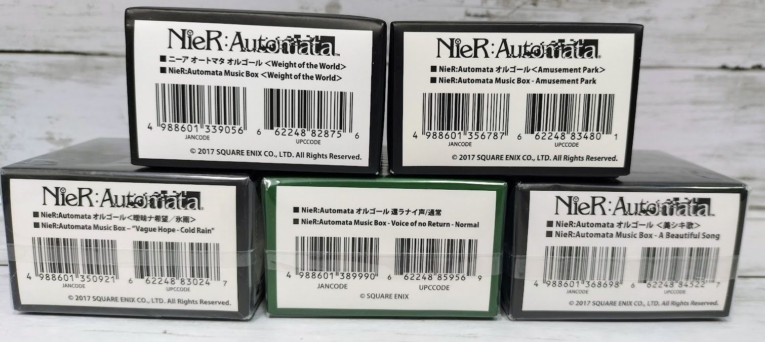 NieR：Automata ニーア オートマタ MUSIC BOX オルゴール 5種セット