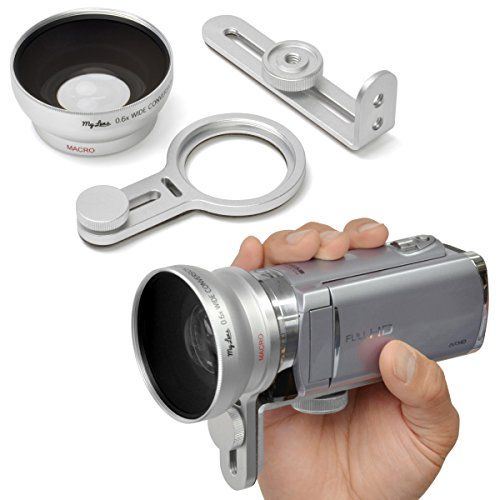 JTT Online ビデオカメラ用 広角 コンバージョンレンズ My Lens α (マイレンズ アルファ) 0.6倍 ワイド ねじ切りが無く レンズ非対応のビデオカメラにも広角レンズが付けられるようになります MLEA46W06t