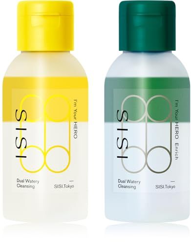 【人気2種お試しセット】SISI アイムユアヒーロー トライアルセット 80ml 2本 ベルガモット x ウッディ の香り 拭き取りクレンジング クレンジングウォーター クレンジング 化粧落とし 毛穴ケアas